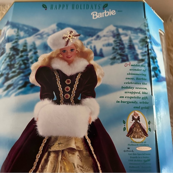 Vintage New In Box 1996 Happy Holiday Barbie Special Edition - Picture 7 of 12